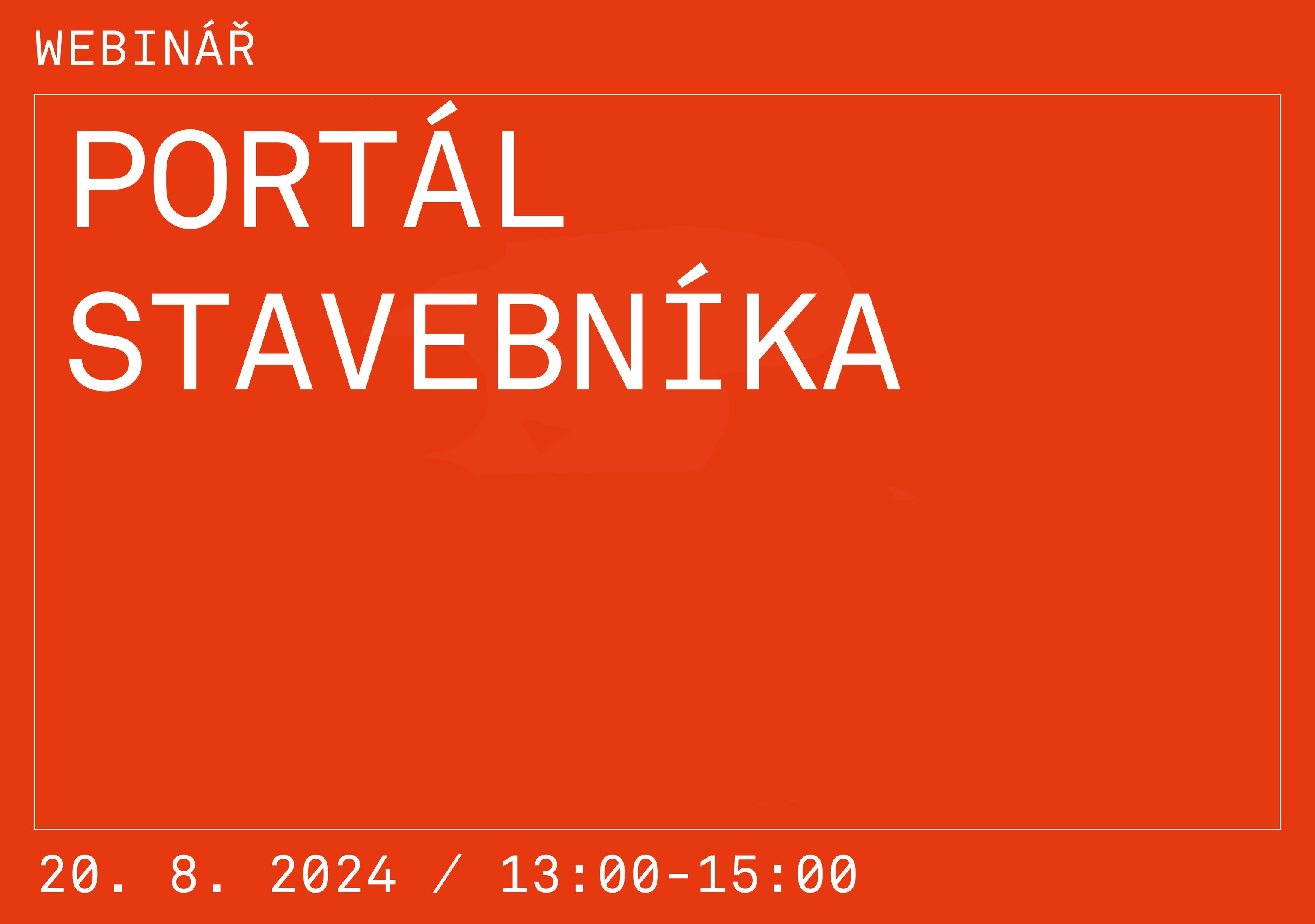 Portál stavebníka/ webinář